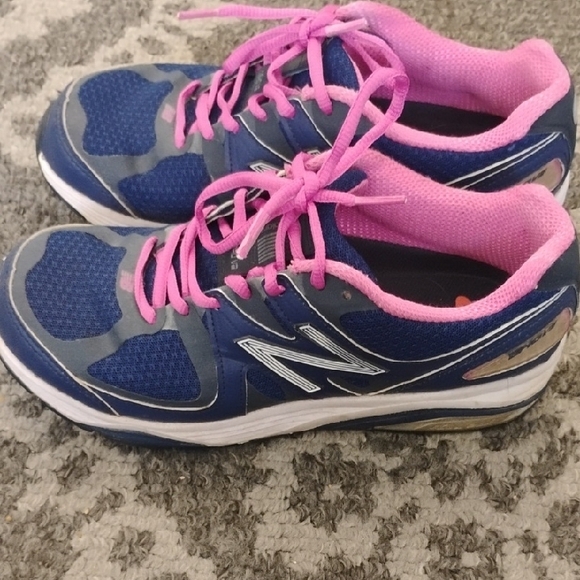 New Balance Shoes - New Balance Blue and Pink Sneakers